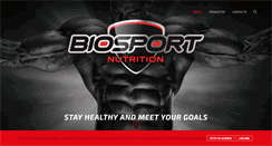 Desktop Screenshot of biosportnutrition.com